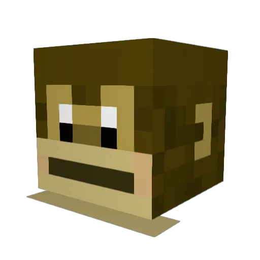KINGALXNDR Minecraft avatar head, 3D render