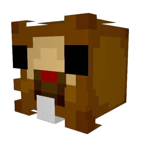 KINGBOB34 Minecraft avatar head, 3D render