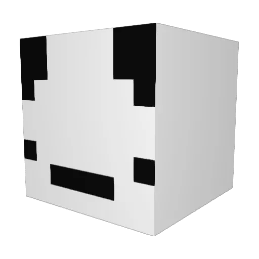 KINGDEDEDEDEDEDE Minecraft avatar head, 3D render