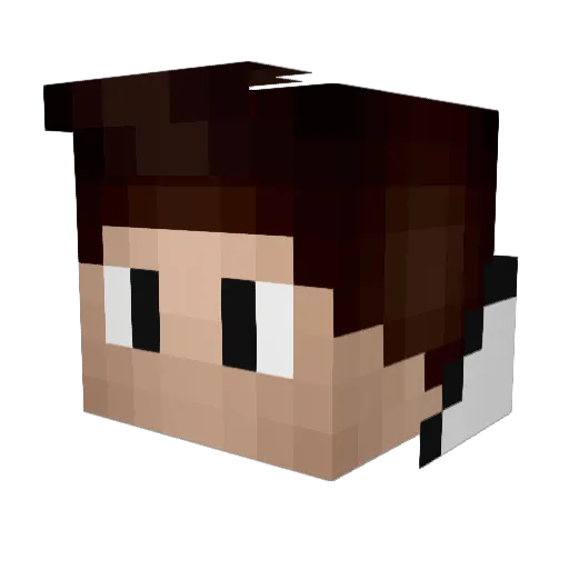 KINGDONBENCH Minecraft avatar head, 3D render