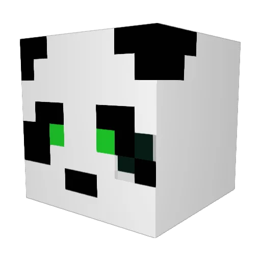 KINGFuzzyPeach8 Minecraft avatar head, 3D render