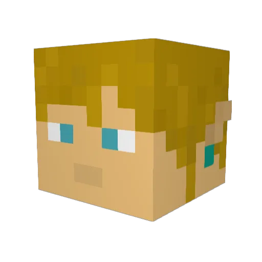 KINGKANE11 Minecraft avatar head, 3D render