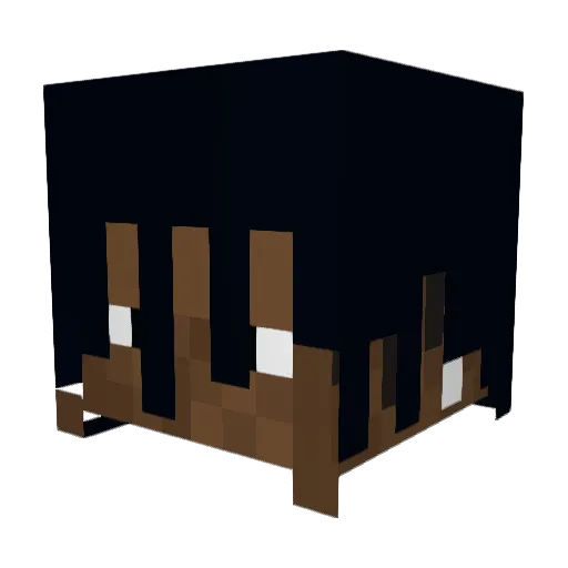 KINGKJSOSA3HUNNA Minecraft avatar head, 3D render
