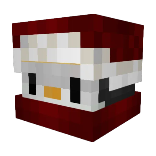 KINGLUOJAABAO Minecraft avatar head, 3D render
