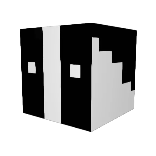 KINGMAN500 Minecraft avatar head, 3D render