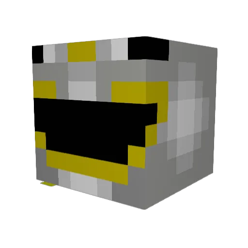 KINGOFHADES Minecraft avatar head, 3D render