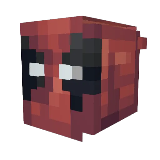KINGZOZ Minecraft avatar head, 3D render