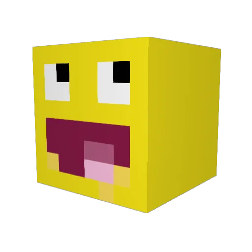 KINGZxSkiLLz Minecraft avatar head, 3D render