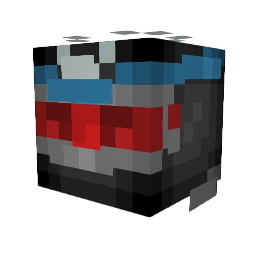 KING_720 Minecraft avatar head, 3D render