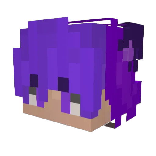 KING_ALPHAz Minecraft avatar head, 3D render