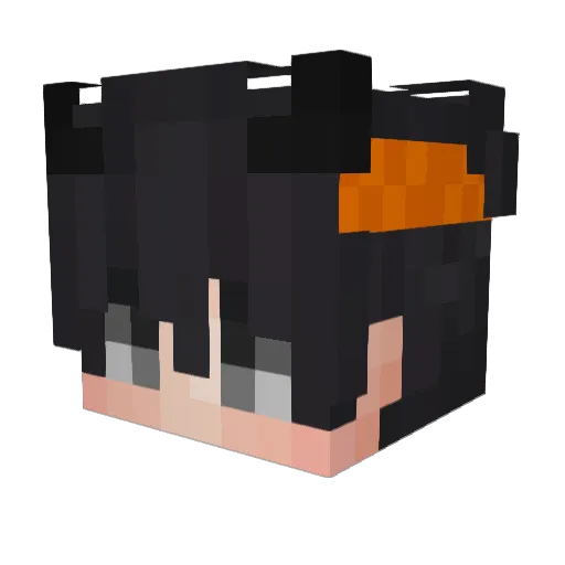 KING_DALEN Minecraft avatar head, 3D render