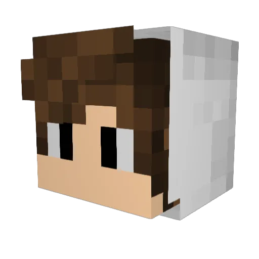 KING_DELA Minecraft avatar head, 3D render