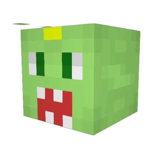 KING_Pro_Cool Minecraft avatar head, 3D render