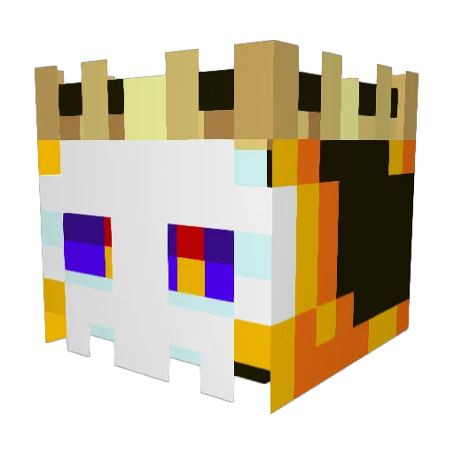 KING_S0FA Minecraft avatar head, 3D render