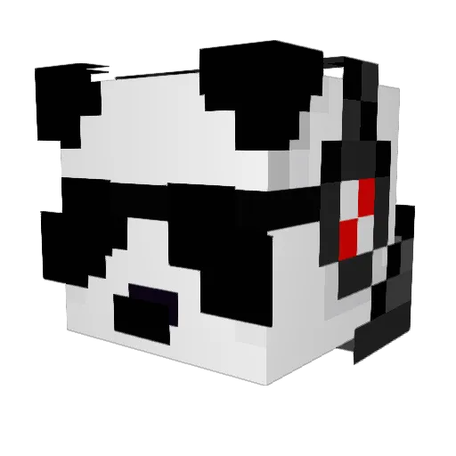 KING_TIM1 Minecraft avatar head, 3D render