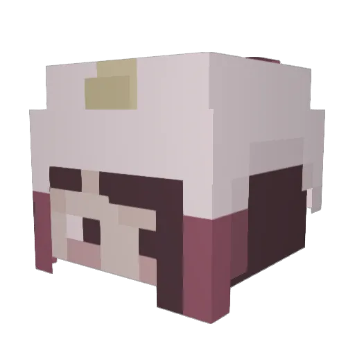 KINTTT Minecraft avatar head, 3D render