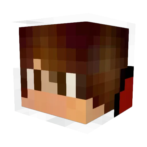 KIPFILIPE Minecraft avatar head, 3D render