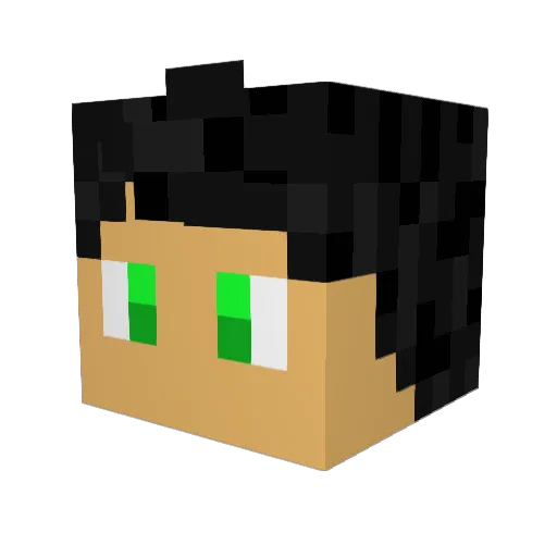 KIRILTON_PLAY Minecraft avatar head, 3D render