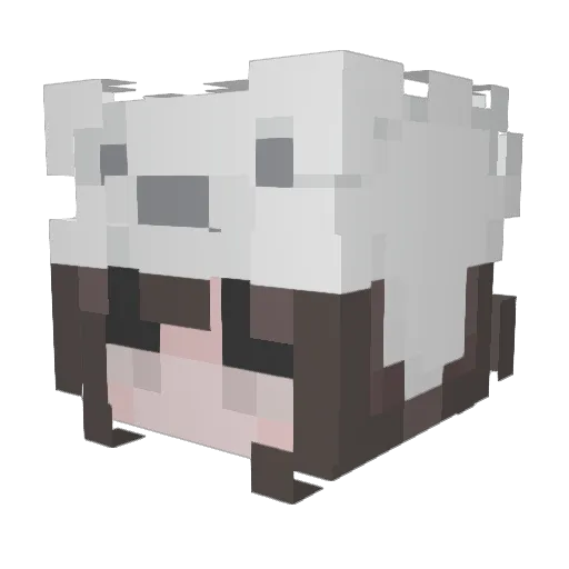 KIRITOKUNG_ Minecraft avatar head, 3D render