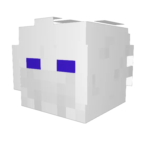 KIRX0 Minecraft avatar head, 3D render