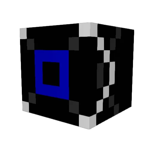 KISSENE3 Minecraft avatar head, 3D render