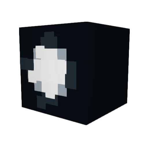 KITKAT_X3 Minecraft avatar head, 3D render