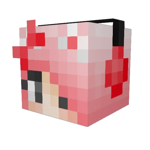 KITTYPOWER647 Minecraft avatar head, 3D render