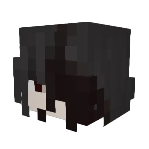 KIT_0o Minecraft avatar head, 3D render