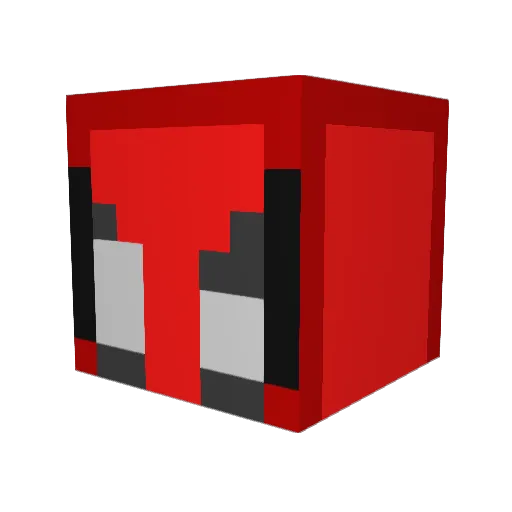 KIT_IMNOTABOT Minecraft avatar head, 3D render