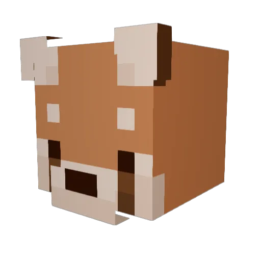 KIWI_82 Minecraft avatar head, 3D render