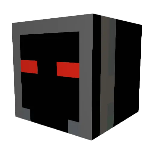 KIWWII Minecraft avatar head, 3D render