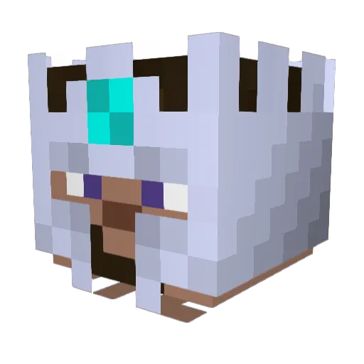KIZZPER Minecraft avatar head, 3D render