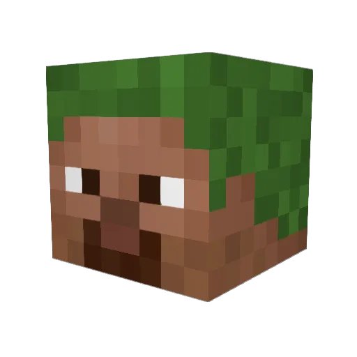 KIaisz Minecraft avatar head, 3D render