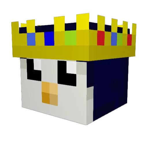 KIeave Minecraft avatar head, 3D render
