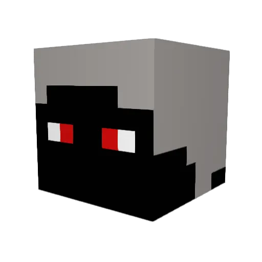 KIlian254 Minecraft avatar head, 3D render