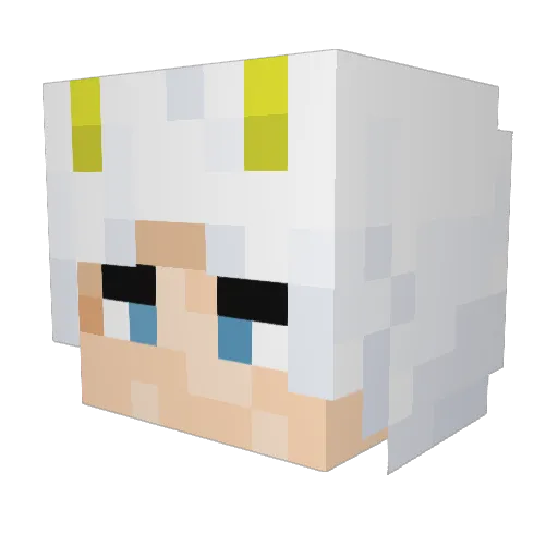 KIllBER0S Minecraft avatar head, 3D render