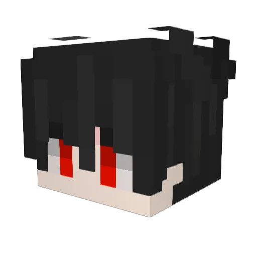KImSaCel Minecraft avatar head, 3D render