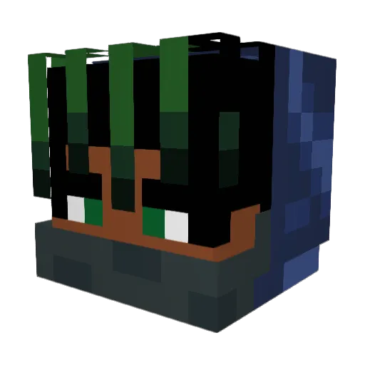 KIngJay123 Minecraft avatar head, 3D render