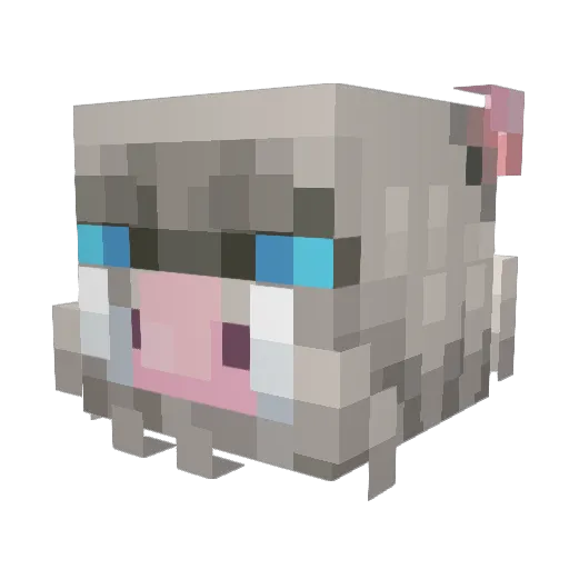 KIsan0027 Minecraft avatar head, 3D render