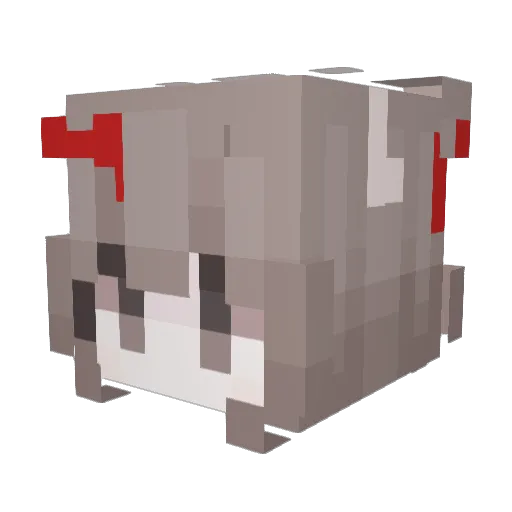 KIttyooUwU Minecraft avatar head, 3D render