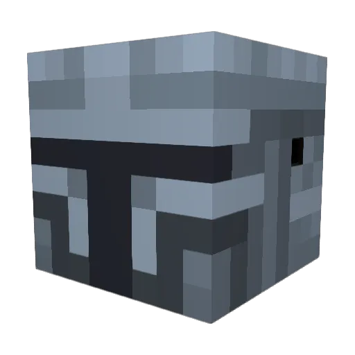 KJC24 Minecraft avatar head, 3D render