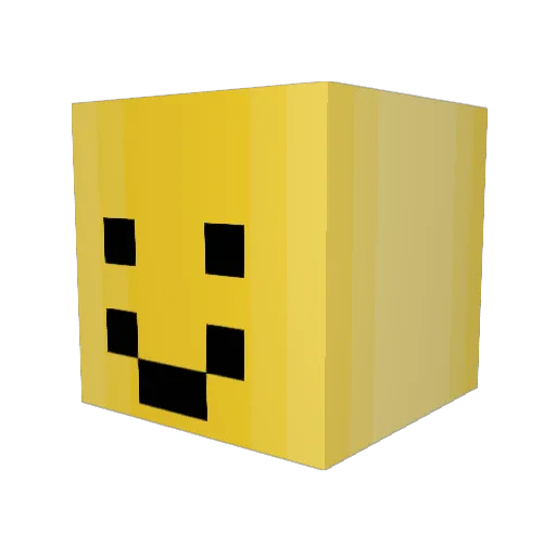 KJH1211 Minecraft avatar head, 3D render