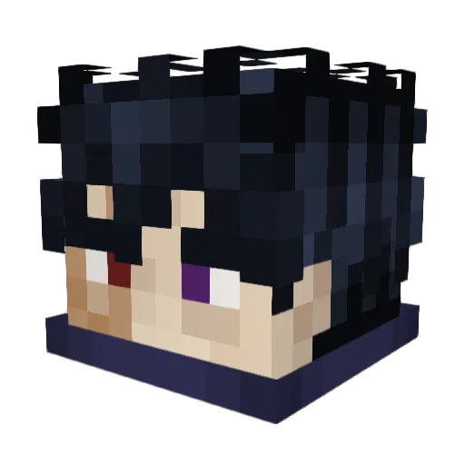 KJohnson2011 Minecraft avatar head, 3D render