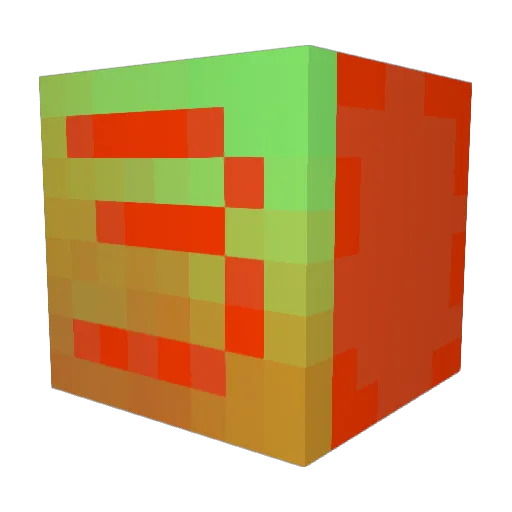 KK360os Minecraft avatar head, 3D render