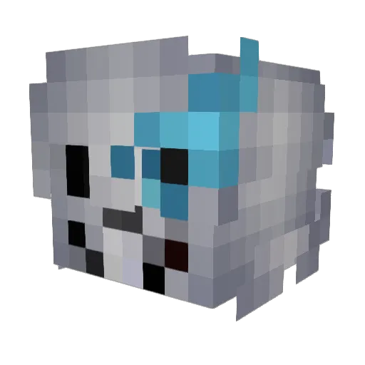 KKGosine301 Minecraft avatar head, 3D render