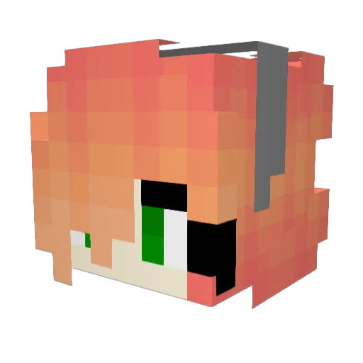 KKHowler Minecraft avatar head, 3D render