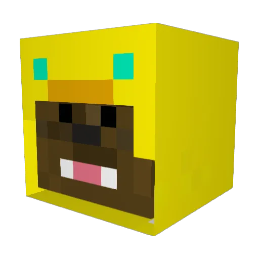 KKIILLEERRSS Minecraft avatar head, 3D render