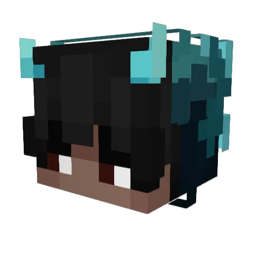 KKMartinYT Minecraft avatar head, 3D render