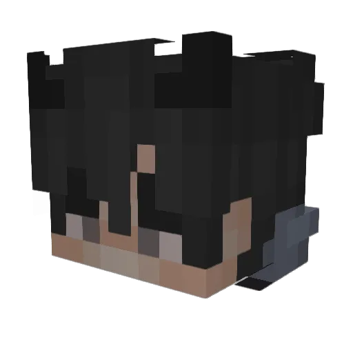 KKRAKERS Minecraft avatar head, 3D render