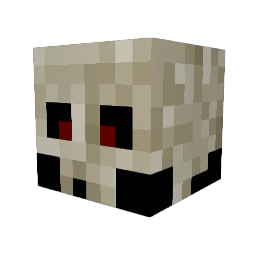 KKSHI13 Minecraft avatar head, 3D render